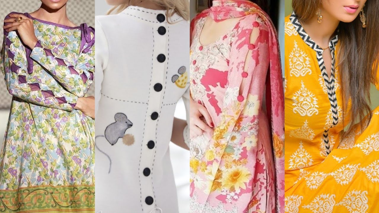 Super Stylish and Useful 70 Summer kurti Sleeve and Neck Designs/The Latest Neckline 2020