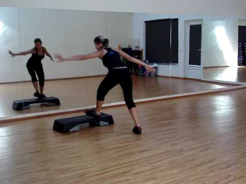 Step aerobics-Dance - YouTube