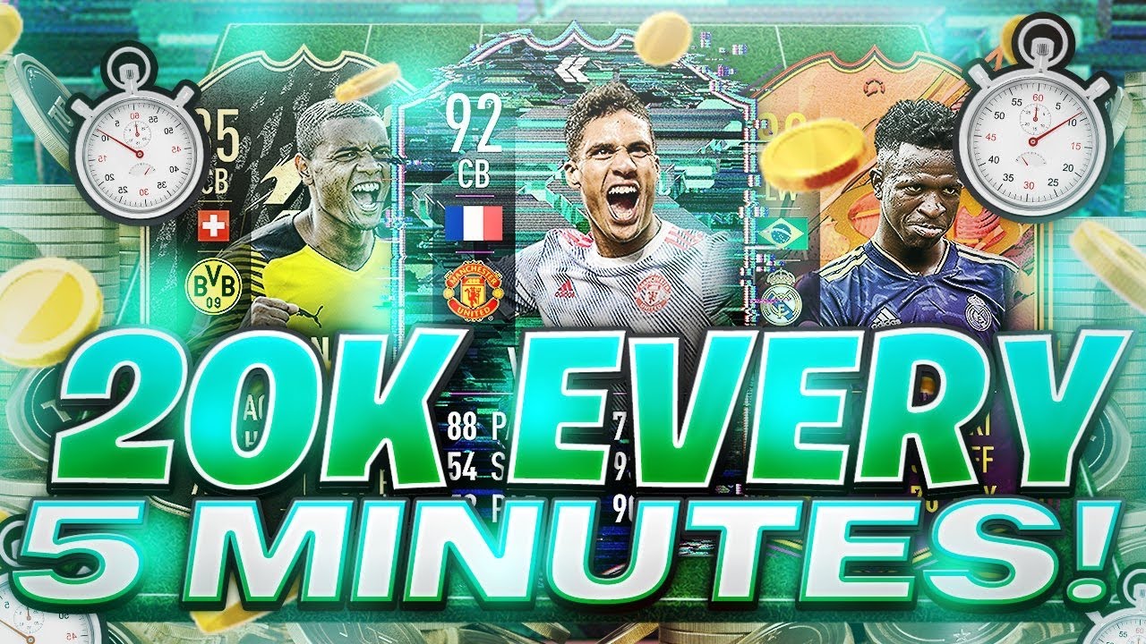 20K EVERY 5 MINS FIFA 22 BEST TRADING METHODS (FIFA 22 SNIPING FILTERS & FLIPPING)