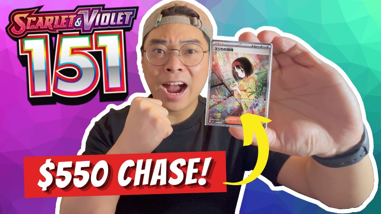 Chasing the $550 SAR from Japanese Pokemon 151...Can we do it?