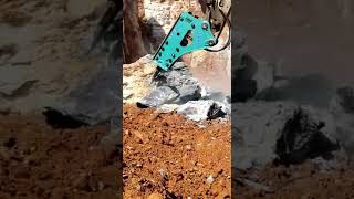 HMB1650 side hydraulic breaker working video