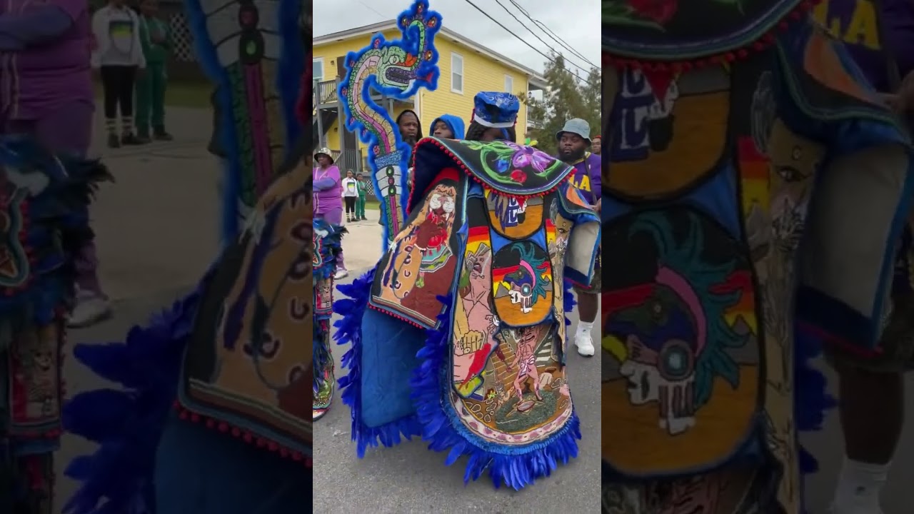 Chief Black Sioux Mardi Gras Morning 2025