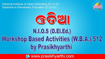 NIOS DELED WBA 512 IN ODIA II DELED LESSON PLAN REGISTER