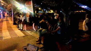 Street performers in Kuşadası - Turkey