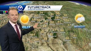 Back to sunshine, but chilly.