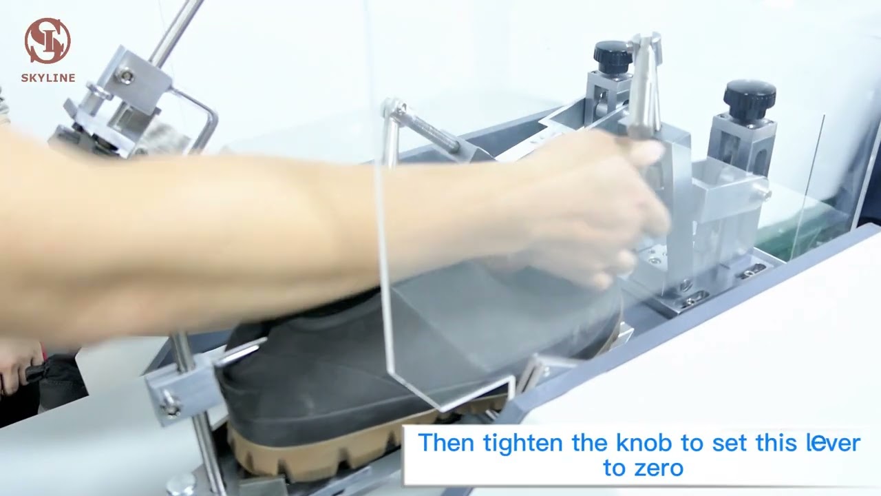 Safety Footwear Testing Equipment Finished Shoes Flex Tester Machines With LCD Display