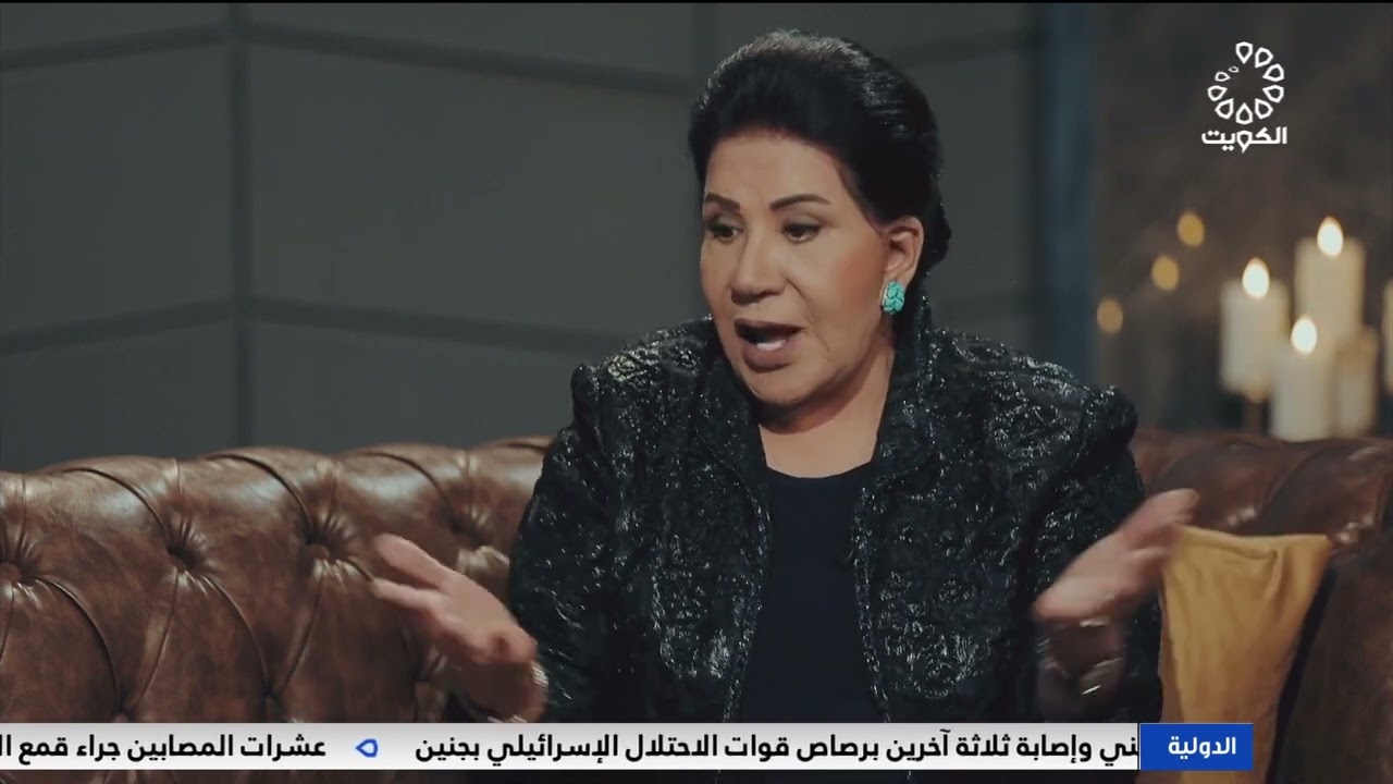 الفنانة الكويتية سعاد عبدالله مصدومة من سؤال المذيع !