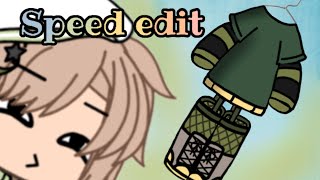Clothes on clothing hanger : gacha life speed edit YouTube