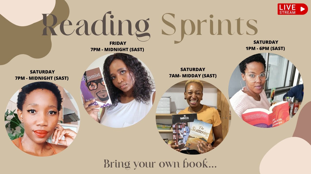Live To Read Monthly Live Reading Sprints w/friends - November Edition - YouTube