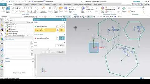 Siemens NX | Tutorials For Beginners | Polygon and Conics tools.