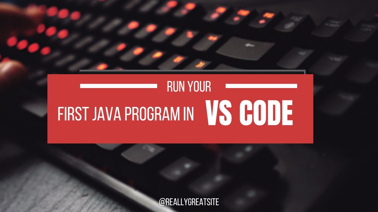 How to run your first Java Program in VS Code (Very simple) - YouTube