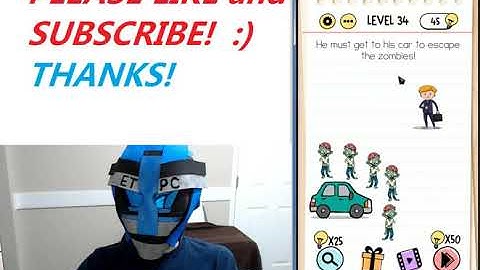 BRAIN TEST LEVEL 34 WALKTHROUGH WITH ANSWERS