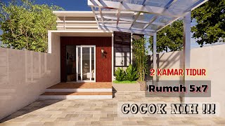 Yang Cari Rumah Minimalis Modern 5x7 Meter Di Jamin Cocok Banget Nih Guys...