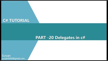 Part-20 Delegates in C#