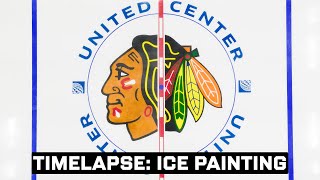 WATCH: Ice Painting for the 2023-24 season 🎨 | Chicago Blackhawks
