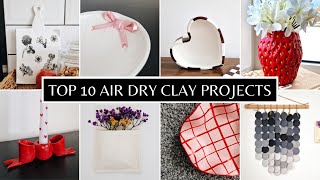 10 DIY AIR DRY CLAY IDEAS - FUN AND UNIQUE PROJECTS