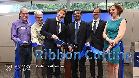 Emory Center for AI Learning Ribbon Cutting