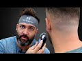 How to FADE your own HAIR | USE a HEBAND to do your own SELF-FADE