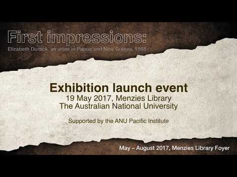 Elizabeth Durack exhibition launch event
