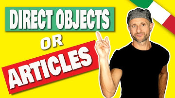 Italian Direct Object Pronouns Explained - Italian Grammar Lessons for Beginners