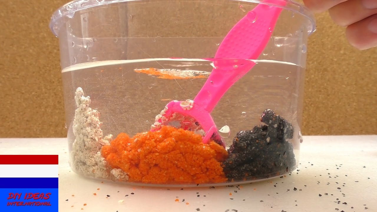 zelfgemaakt Aqua Sand testen – waterafstotend zand | demonstratie - YouTube