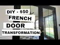 Easy and Quick French Door Transformation / Useful for windows too!