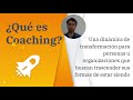 ¿Qué es coaching?