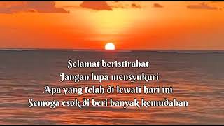 Story Wa " Selamat Istirahat "