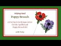 Poppy Brooch Petal - Helping Hand Series