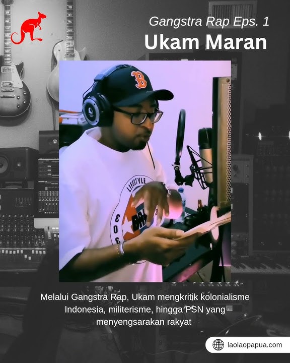 Melalui Gangstra Rap, Ukam Maran Kritik Penjajah Indonesia