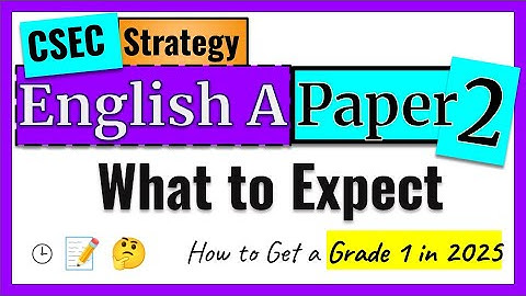 2025 Master CSEC English A Paper 2 in 20 Minutes!
