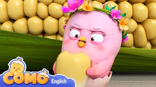 Curious Como | Corn   More Episodes 12min | Cartoon video for kids | Como Kids TV