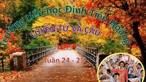Luyện từ và câu Lớp 4 - Tuần 24 - Bài: Câu kể ai là gì?