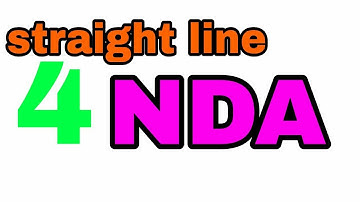 Straight line concept & tricks for NDA,AIRFORCE X GROUP #NDA2020