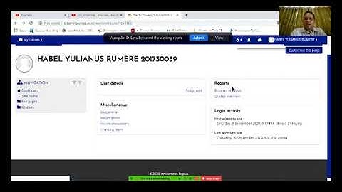 Tutorial e learning UNIPA untuk Mahasiswa