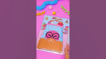 Slick Slime Sam Paper Doll House #diy #cute #craft #shorts