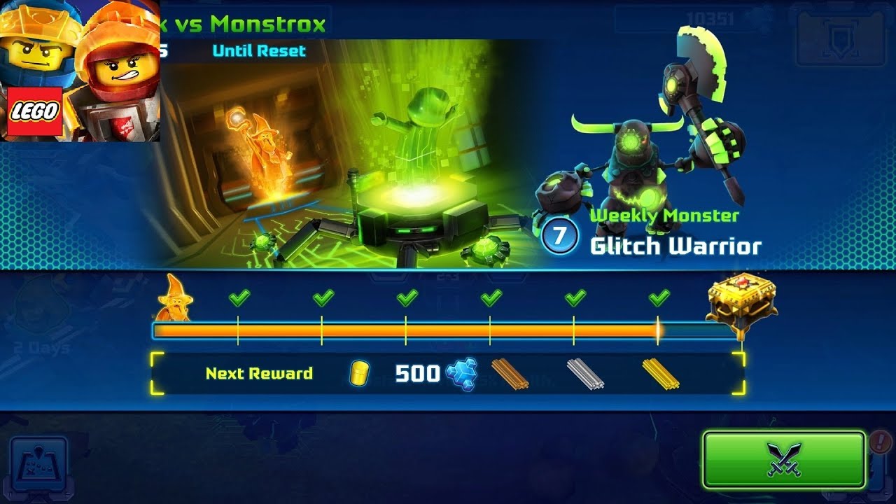 LEGO NEXO KNIGHTS: MERLOK 2.0 - Weekly Monster - Glitch Warrior Final Round