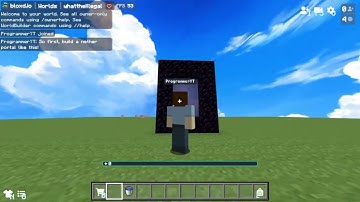 Nether Portal in Bloxd io! 💯 Working!