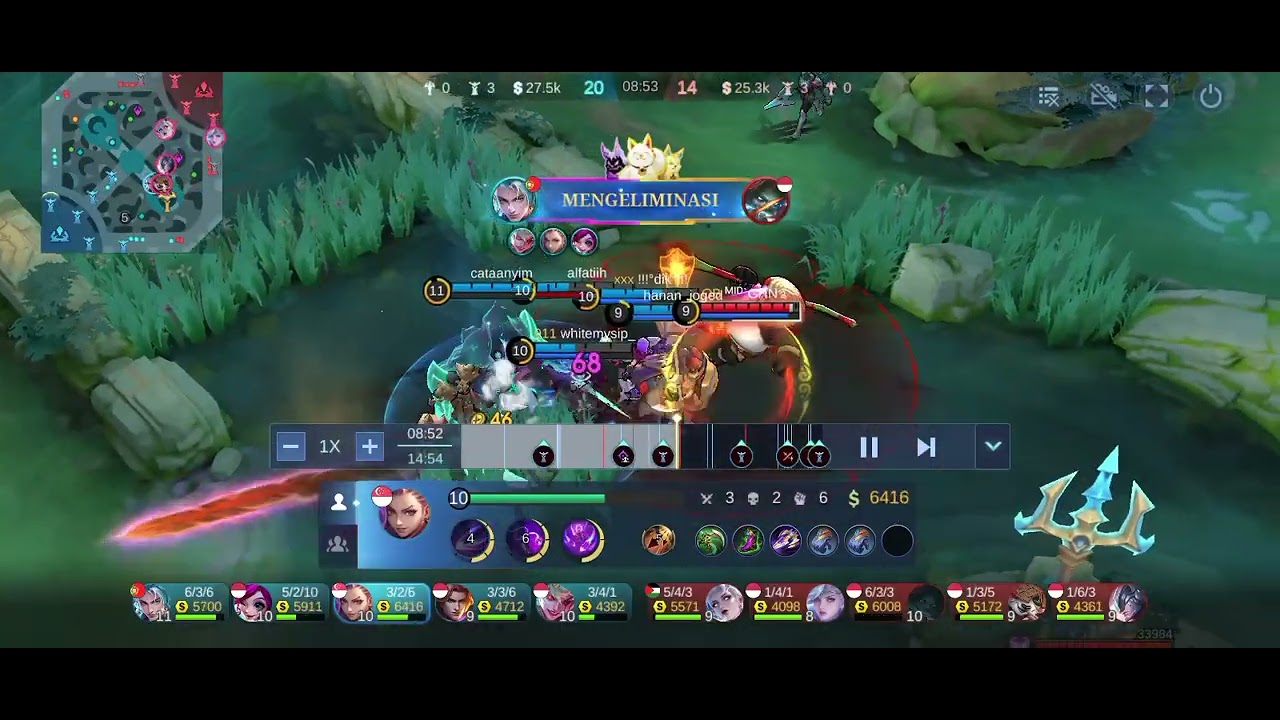 First time pakai Hero ixia mlbb gameplay Indonesia