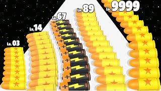 Bullet Stack Run - Level Up Bullet Max Level Gameplay