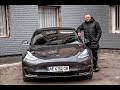 Влог.Сколько проезжает Тесла Модел 3 зимой. Tesla model3 longe range.Твое авто