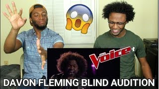 The Voice 2017 Blind Audition  Davon Fleming: 'Me and Mr. Jones' (REACTION)