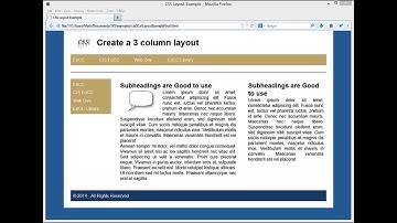 CSS3 Learning Series: Column Layout Part 1