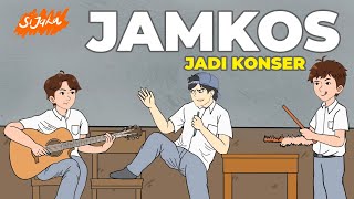 JAM KOSONG - MAIN GITAR DI KELAS - Animasi Sekolah @Dhot