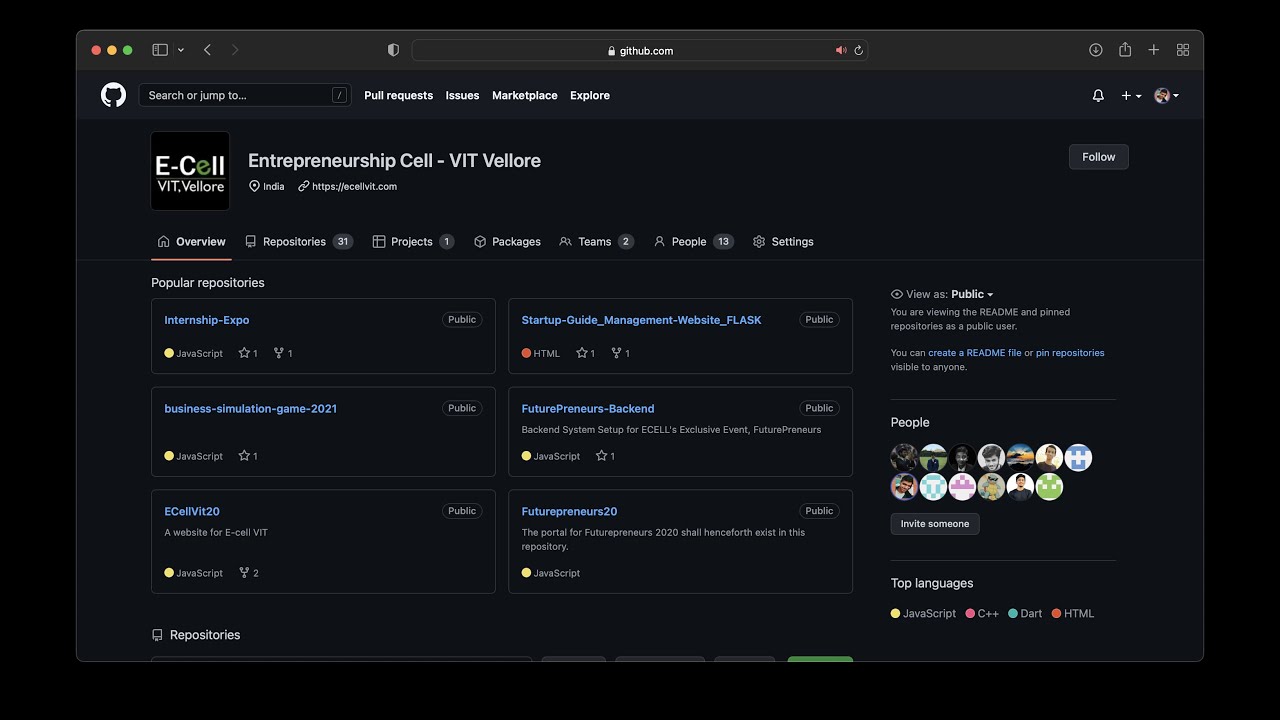 Git and GitHub Workflow || E-Cell, VIT Vellore - YouTube