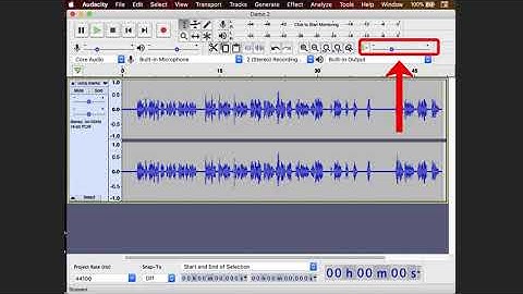 Audacity - Interface