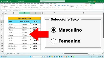 Insertar BOTONES DE OPCIÓN en Excel 🔘 (Option Button)