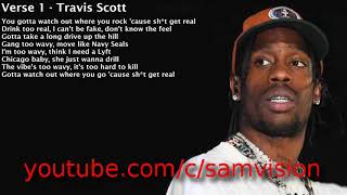 (Clean Lyrics) Travis Scott - CAN'T SAY (Ft. Don Toliver) (ASTROWORLD) Resimi