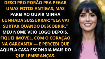 Fui no porão buscar fotos antigas, mas ouvi minha cunhada dizer: “ela vai surtar quando descobrir”..