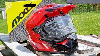 Unboxing Adventure Helmet AXXIS WOLF DS VAPOUR D1 Red